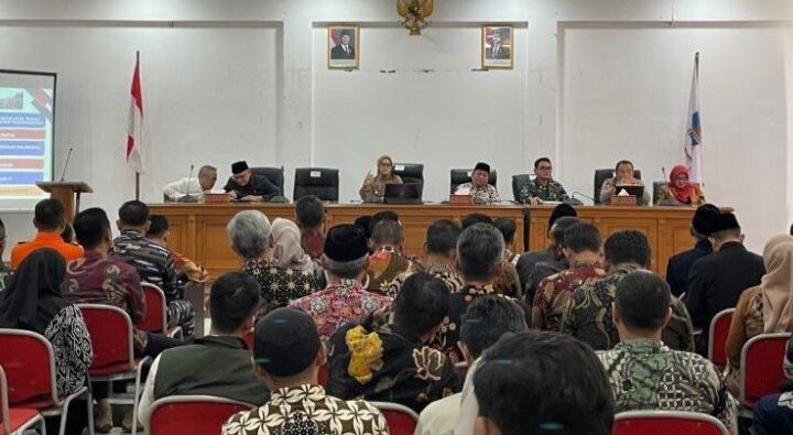 Bupati Hj .Citra Pitriyami Pimpin Rakor Persiapan Lintas Sektoral Sambut Libur Lebaran 2026