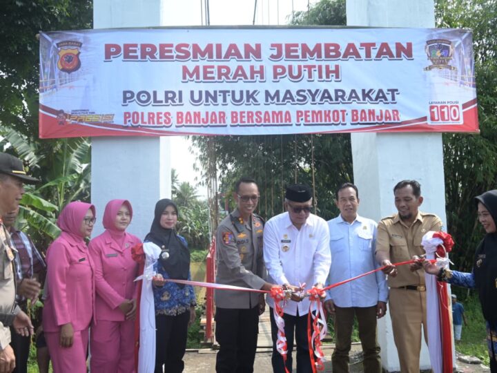 Wali Kota Banjar Hadiri Peresmian Jembatan Merah Putih, Perkuat Konektivitas Banjar–Cilacap