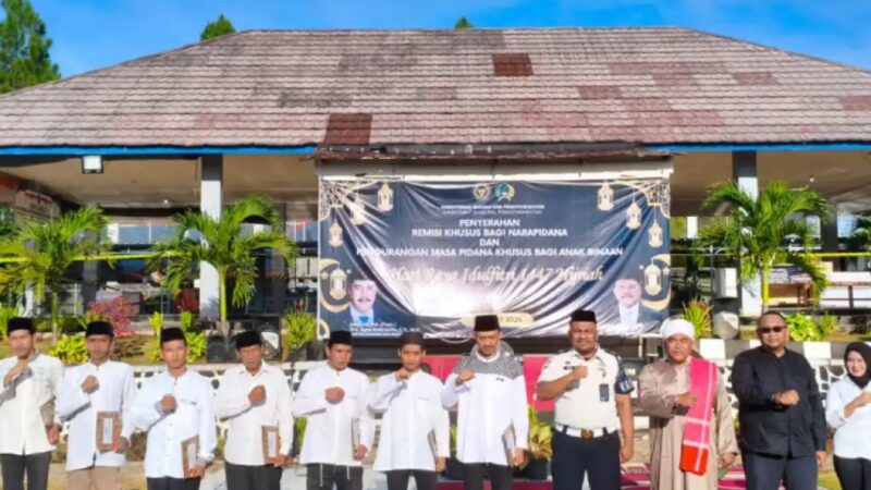 Sebanyak 936 Narapidana Lapas Warungkiara Mendapatkan Remisi Hari Raya Tahun 2026