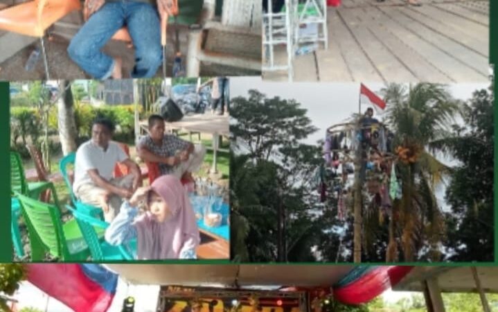 Mulli Mekhanai Pekon Telaganing Gelar Halal Bihalal, Lestarikan Budaya Adat Lampung