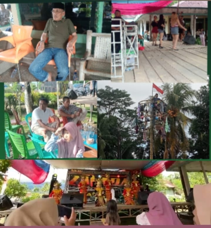 Mulli Mekhanai Pekon Telaganing Gelar Halal Bihalal, Lestarikan Budaya Adat Lampung