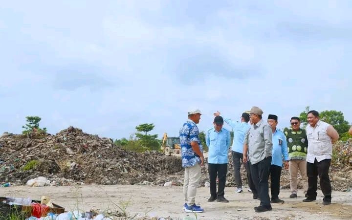 Bupati Anwar Sadat Tinjau TPA, Pengelolaan Sampah Tanjab Barat Makin Optimal
