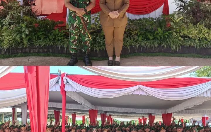 Pastikan Progres Pembangunan Berjalan Sesuai Rencana Serta Mendukung Penguatan Pertahanan wilayah, Pangdam II/ Sriwijaya Meninjau Lokasi Pembangunan Yonif TP 947/Pangeran Amin