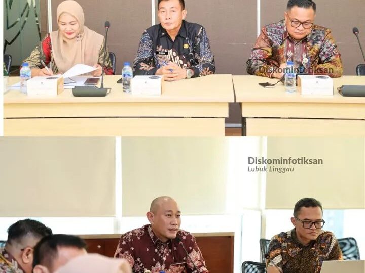 Wali Kota Lubuk Linggau H Rachmat Hidayat Bersama Sekda Beraudiensi dengan  Direktur PT SMI