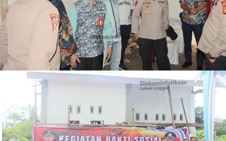 Asisten I Bidang Pemerintahan dan Kesra Setda, H. Heri Zulianta Hadiri Bhakti Sosial Bedah Rumah Yang Diselenggarakan Polres Lubuk Linggau