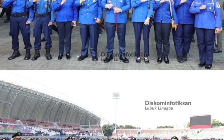 Wako Lubuk Linggau Hadiri Puncak Peringatan HUT Damkar, HUT Pol PP dan HUT Linmas 