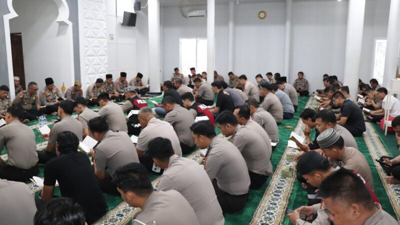 Dukung Program Kapolda Sumsel, Polres Musi Rawas Perkuat Mental Personel Melalui Binrohtal