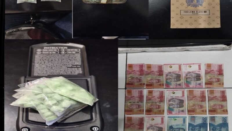 Puluhan Butir Pil Setan Berbentuk Granat dan Segi lima Berlogo S Berhasil Ditangkap Satresnarkoba Polres Lubuklinggau