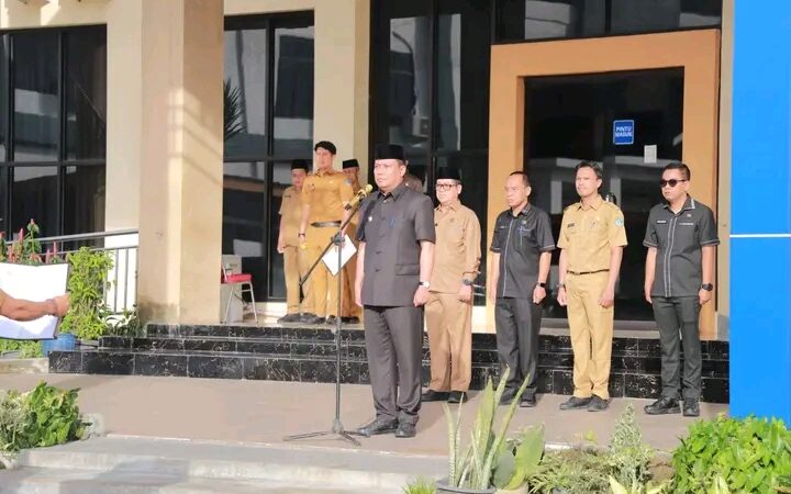 Wabup Katamso Tekankan Sinergi dan Kinerja ASN dalam Apel Gabungan