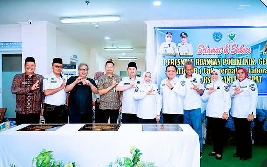 TINGKATKAN LAYANAN KESEHATAN, BUPATI LABUHANBATU RESMIKAN POLIKLINIK, GEDUNG E, DAN CATH LAB RSUD RANTAUPRAPAT