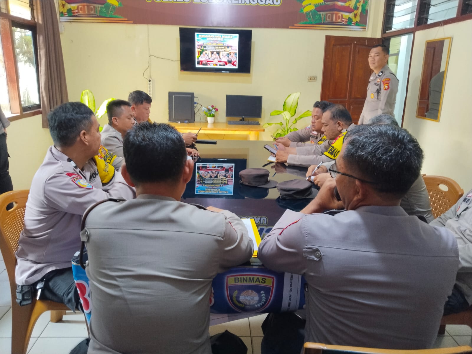 SATUAN BINMAS(SAT BINMAS) POLRES LUBUK LINGGAU MENGGELAR KEGIATAN   PELATIHAN PENINGKATAN KEMAMPUAN (LATHARKATPUAN).