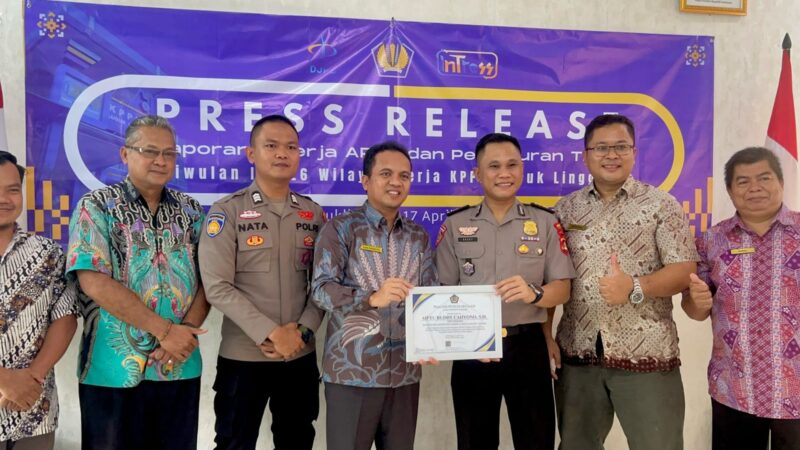 Polres Lubuk Linggau Dikukuhkan Instansi Dengan Tata Kelola Keuangan yang Unggul Oleh Kantor KPPN Kota Lubuklinggau 