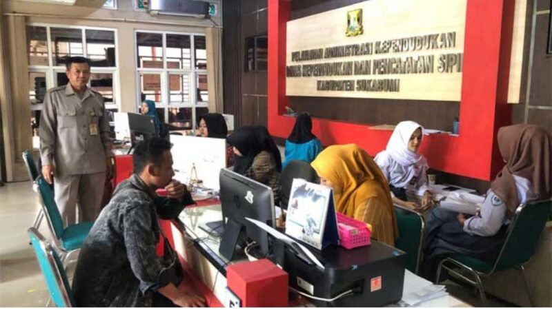 Disdukcapil Kabupaten Sukabumi Pastikan Stok Blanko KTP-el Aman dan Kondusif