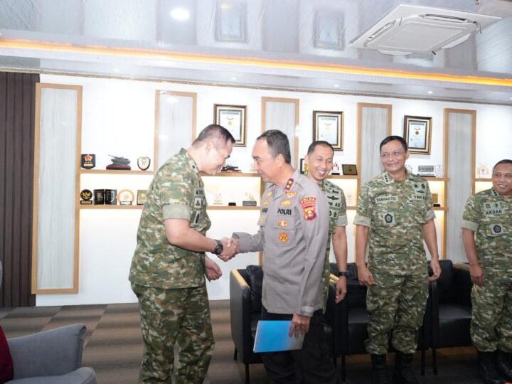 POLDA SUMATRA SELATAN MEMPERKUAT SINERGI POLRI DAN TNI,KOMITMEN UNTUK MENJAGA STABILITAS KEAMANAN NASIONAL