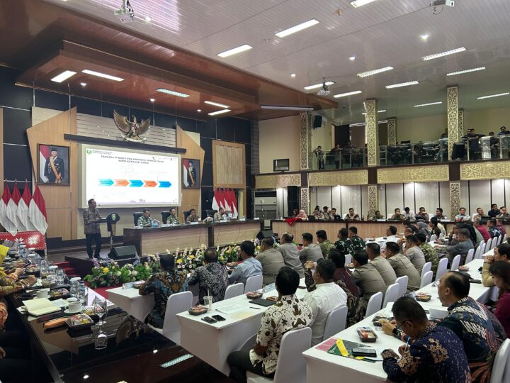 Wakapolres Musi Rawas Hadiri Rakor Dukungan Forkopimda