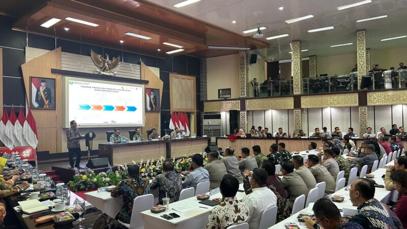 Wakapolres Musi Rawas Hadiri Rakor Dukungan Forkopimda