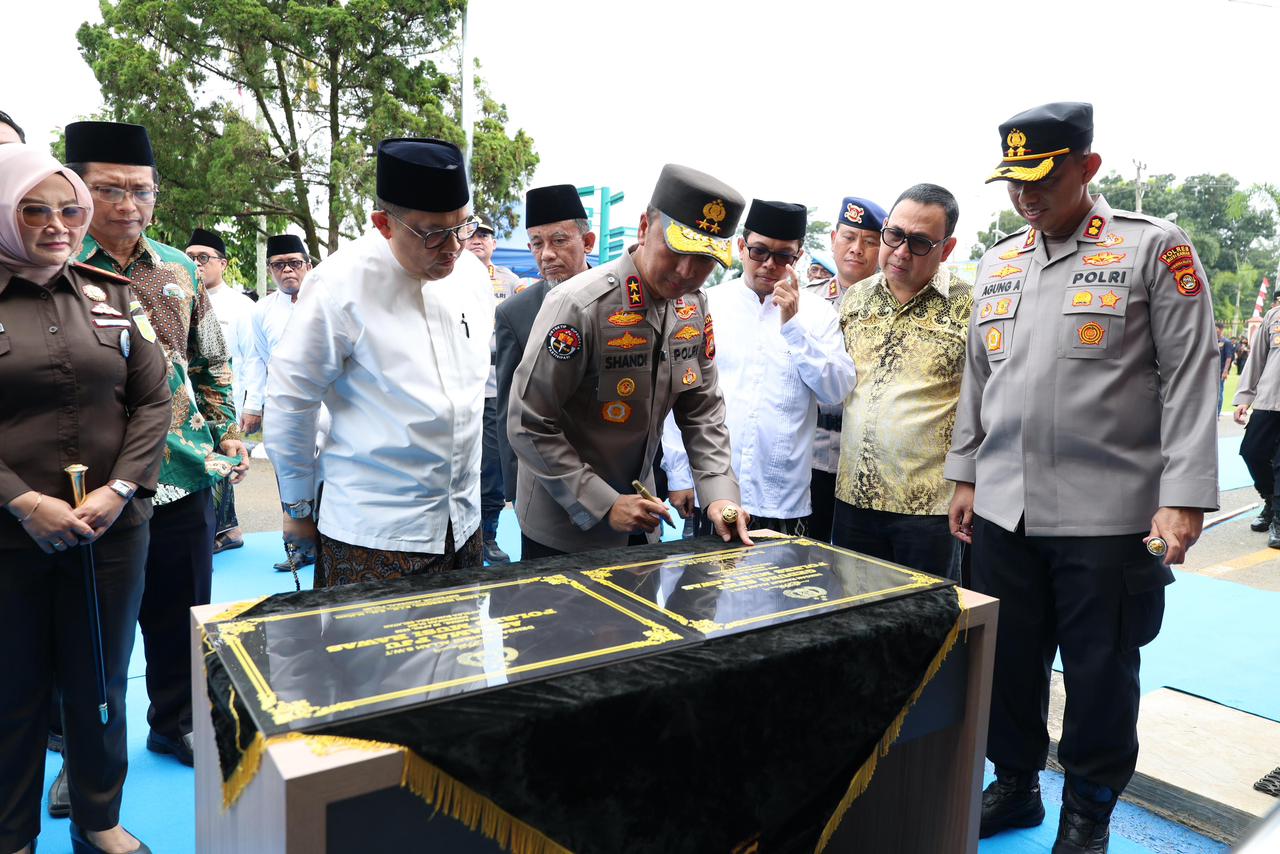 Pastikan predikat WBK, Kapolda Sumsel Resmikan Gedung Pelayanan SPKT Polres Musi Rawas