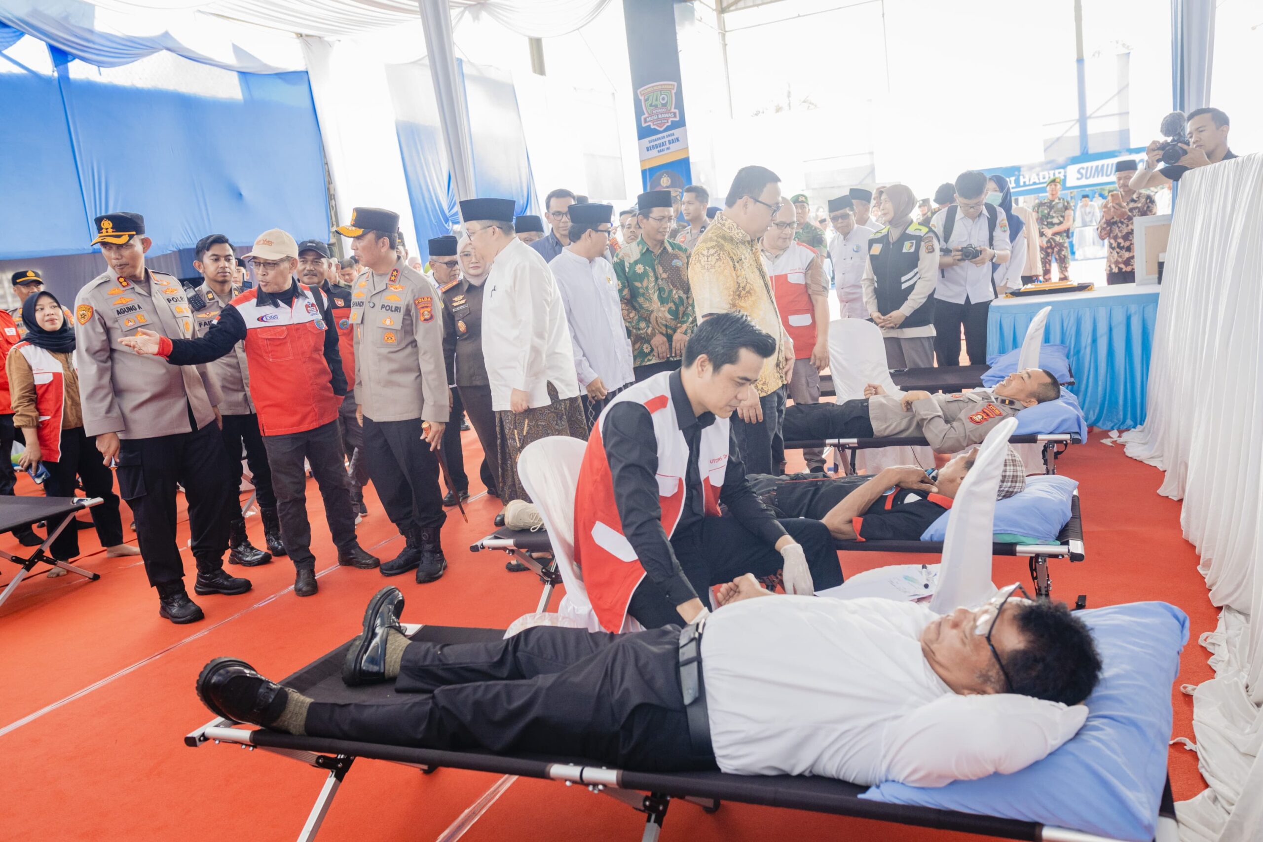 May Day, Buruh di Musi Rawas Ikut Donor Darah