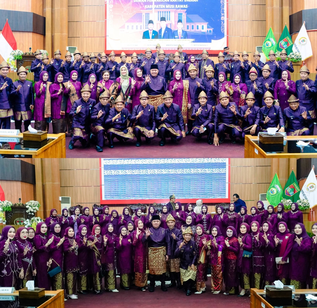 Paripurna DPRD Dalam Rangka Hari Jadi Musi Rawas Ke-83 , ketua DPRD Firdaus Cik Olah Tekankan Sinergi Dan Kematangan Pembangunan Daerah