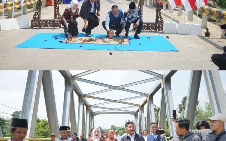 Gubernur Herman Deru Pembangunan Jembatan Bagian dari Upaya Dalam Memperpendek Akses Antarwilayah Sekaligus Mempercepat Pertumbuhan Ekonomi Masyarakat