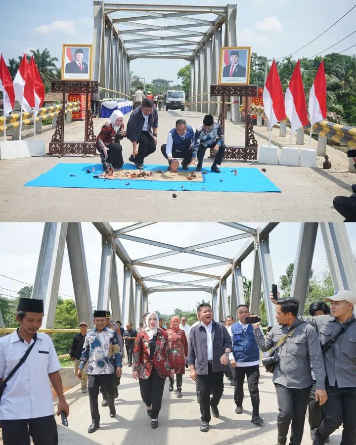 Gubernur Herman Deru Pembangunan Jembatan Bagian dari Upaya Dalam Memperpendek Akses Antarwilayah Sekaligus Mempercepat Pertumbuhan Ekonomi Masyarakat
