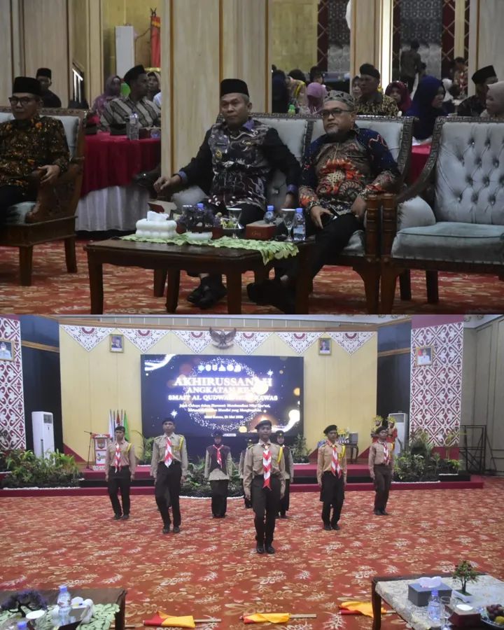 H. Suprayitno, Wakil Bupati Musi Rawas Hadiri Perpisahan Siswa/Siswi SMA IT Al Qudwah Musi Rawas Angkatan ke-VI