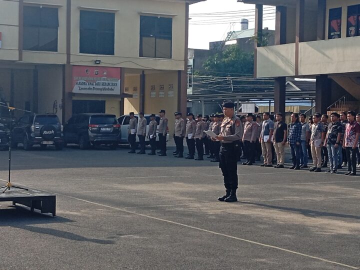 Pastikan Situasi Aman dan Tertib Peringatan Hari Buruh Internasional (Mayday), Polres Lubuk Linggau Menggelar Apel Siaga 