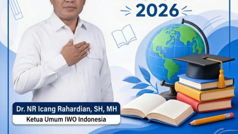 Hardiknas 2026 : Ketum IWO Indonesia Ajak Seluruh Elemen Bangsa Perkuat Partisipasi Semesta demi Pendidikan Bermutu