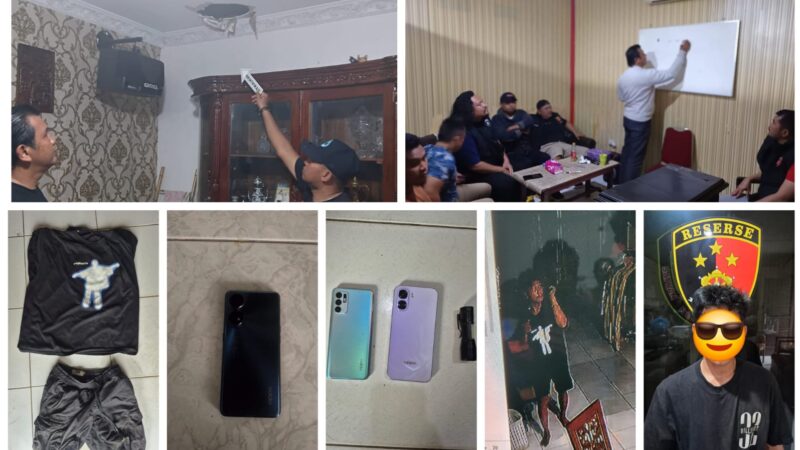 Gerak Cepat Unit Reskrim  Polsek Linggau Barat ,Sergap Pelaku Pencurian Tiga unit Hand Phone Serta Uang Tunai