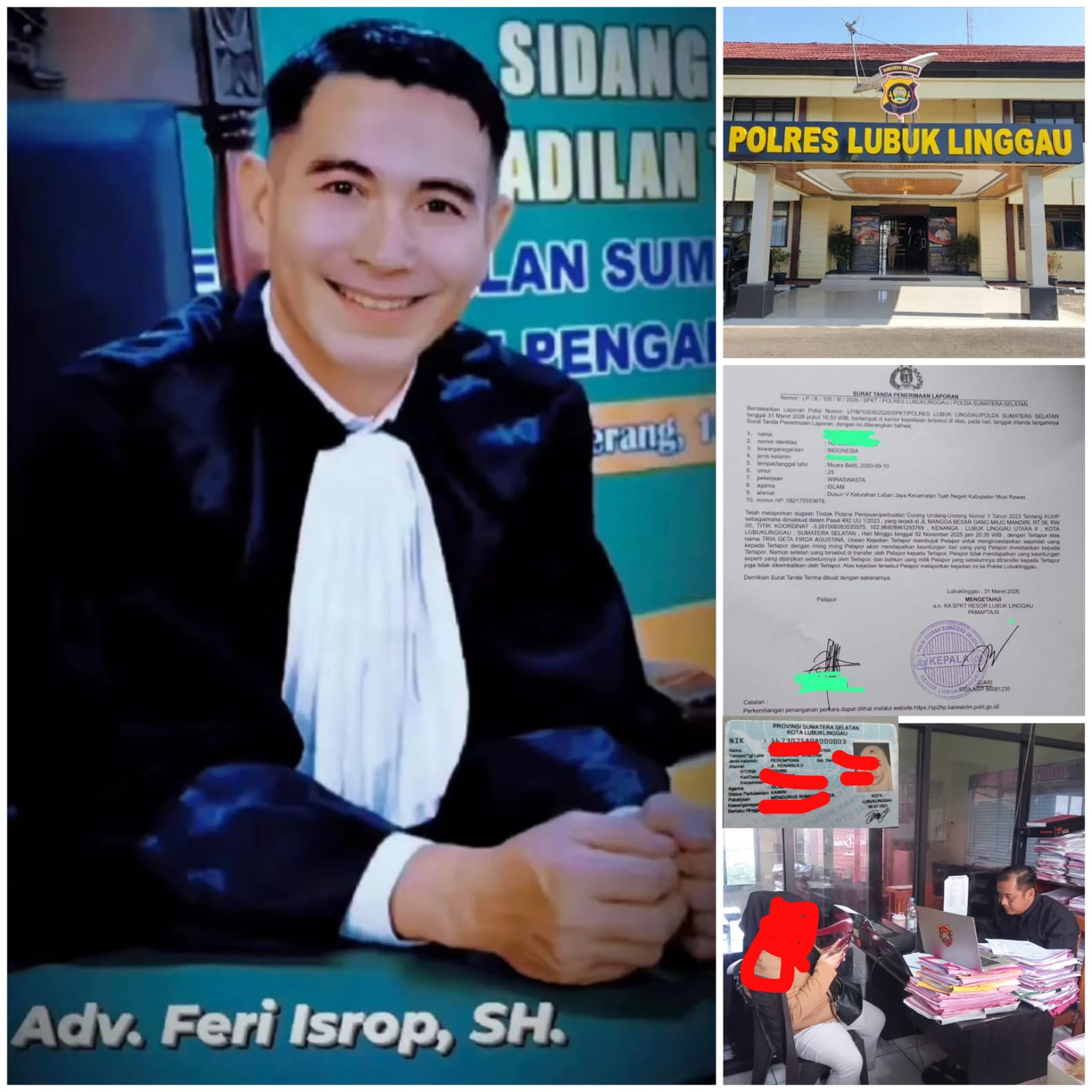 Dugaan Investasi Bodong Kasus Hukum Korban Berikan Apresiasi Polres Lubuklinggau Bertindak Profesional