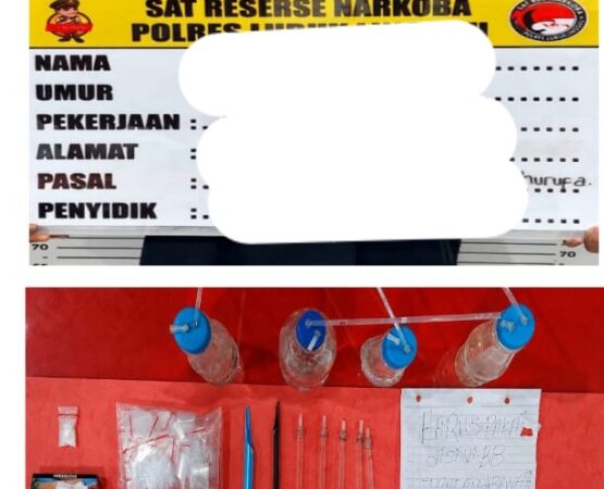 Satresnarkoba Polres Lubuklinggau Berhasil Tangkap Dua orang Tersangka, RS (23) dan AH (36) Berikut Barang Bukti 