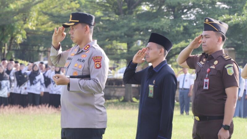 Polri Dukung Dunia Pendidikan, Kapolres Musi Rawas Ikuti Upacara Peringatan Hardiknas 2026
