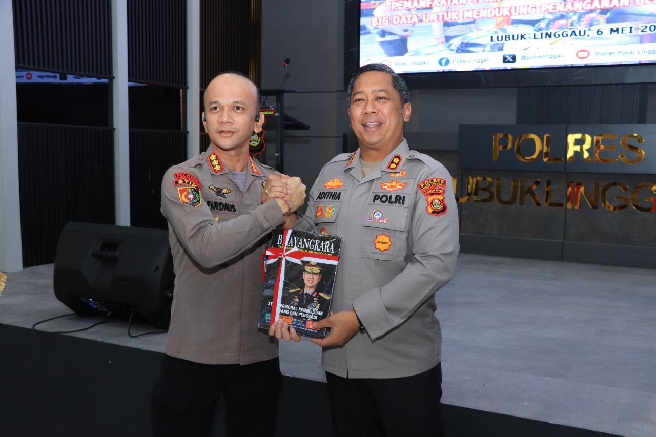 Kapolres Lubuk Linggau Apresiasi Kunjungan Tim STIK Lemdiklat Polri