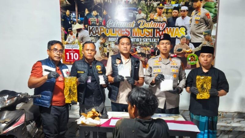 Dapat Big Fish, Polres Musi Rawas Berhasil Amankan 2 Kilogram Sabu dan Selamatkan 10.000 Jiwa