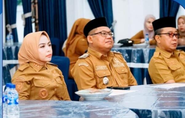 Bupati Labuhanbatu Ikuti Rapat Koordinasi Pengendalian Inflasi Daerah Tahun 2026 Secara Virtual