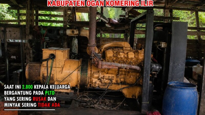 2.800 KK MASIH GELAP GULITA ,Warga Simpang 3 Jaya Keluhkan PLN Belum Masuk, Mesin PLTD Rusak Terus Sejak 2009