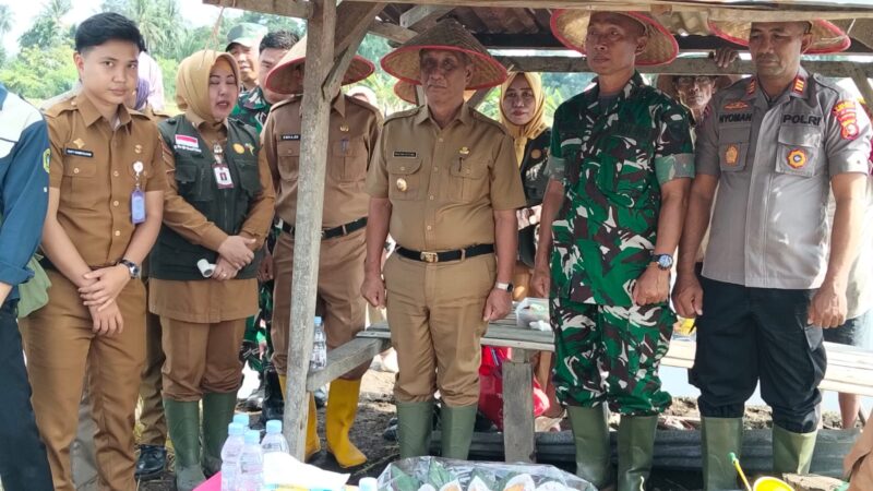 Memitigasi Risiko krisis Pangan Global ,Polres Lubuk Linggau Gelar Gerakan Tanam Padi Serentak