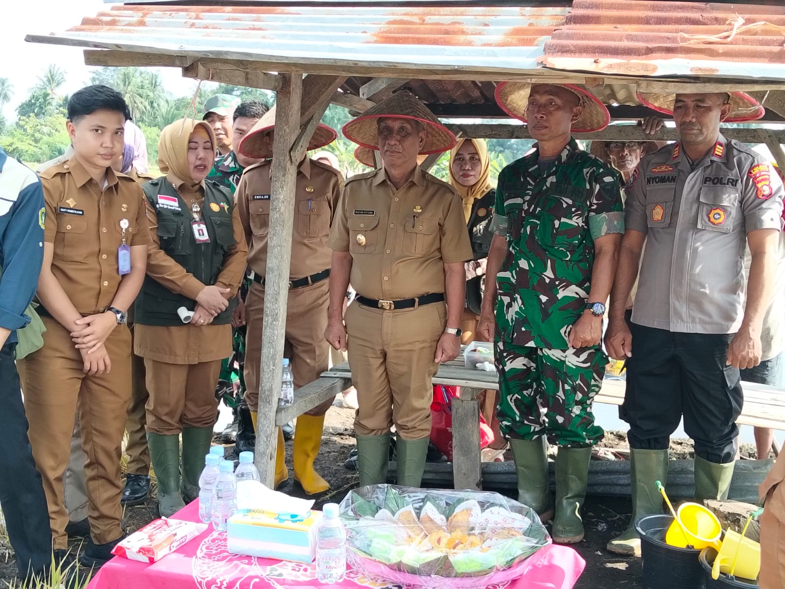 Memitigasi Risiko krisis Pangan Global ,Polres Lubuk Linggau Gelar Gerakan Tanam Padi Serentak