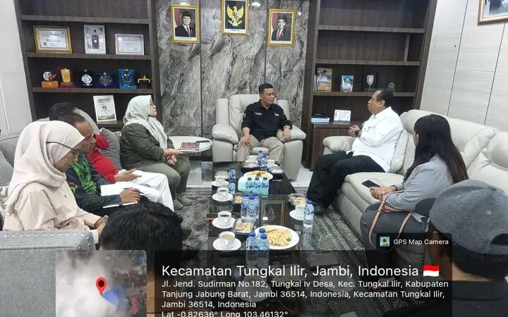 Tingkatkan Produktivitas Pertanian, Wabup Tanjab Barat Terima Kunjungan Kerja Kementan RI
