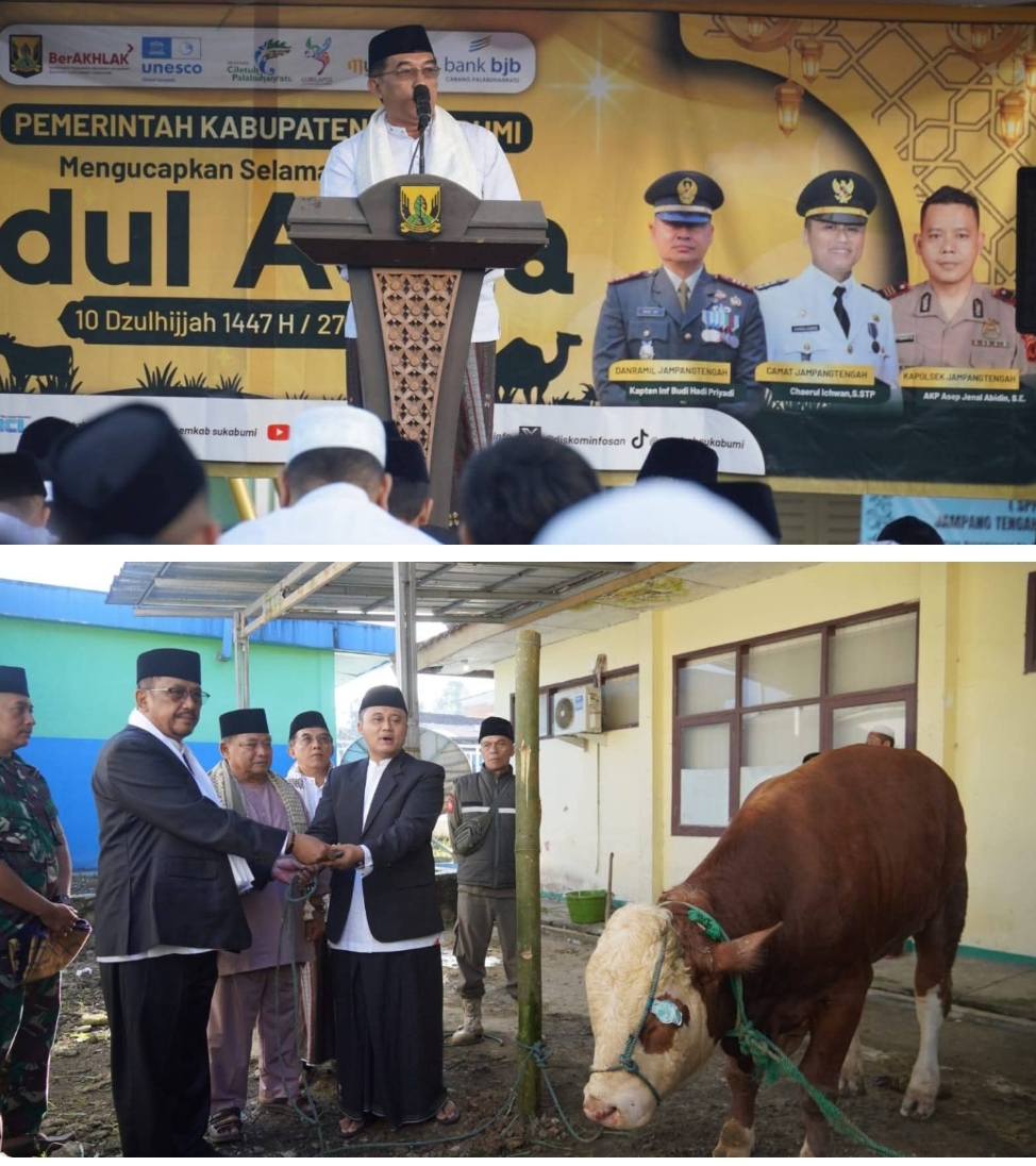 Bupati Sukabumi Pusatkan Peringatan Idul Adha 1447 Bersama Warga Jampang Kulon