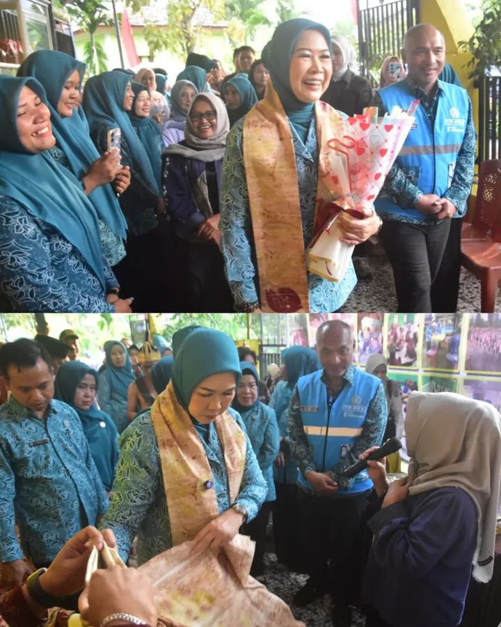 Ketua Tim Penggerak PKK Provinsi Sumatera Selatan, Hj. Febrita Lustia Herman Deru, kunjungan kerja ke Kabupaten Musi Rawas