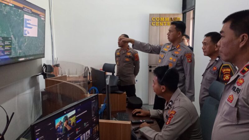 COMMAND CENTER LAYANAN COLL 110 INTENS PANTAU HOT SPOT DI MUSI RAWAS