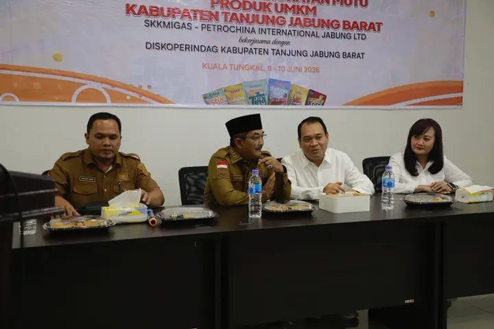 Bupati Anwar Sadat Buka Pelatihan Peningkatan Mutu UMKM, Dorong Produk Lokal Tanjab Barat Tembus Pasar Nasional