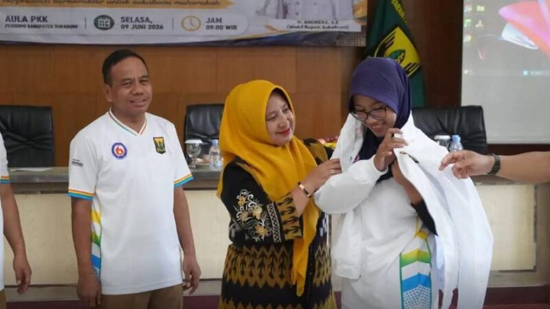 Wakil Bupati Sukabumi Berangkatkan Puluhan Atlet Sukabumi Tuk Acara Pekan Olahraga Pelajar Wilayah Daerah (POPWILDA)