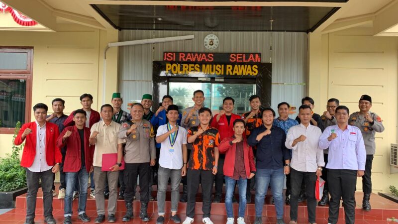 Sinergitas “Nyago Musi Rawas”, Kapolres Sambut Hangat Kunjungan Mahasiswa dan OKP Cipayung