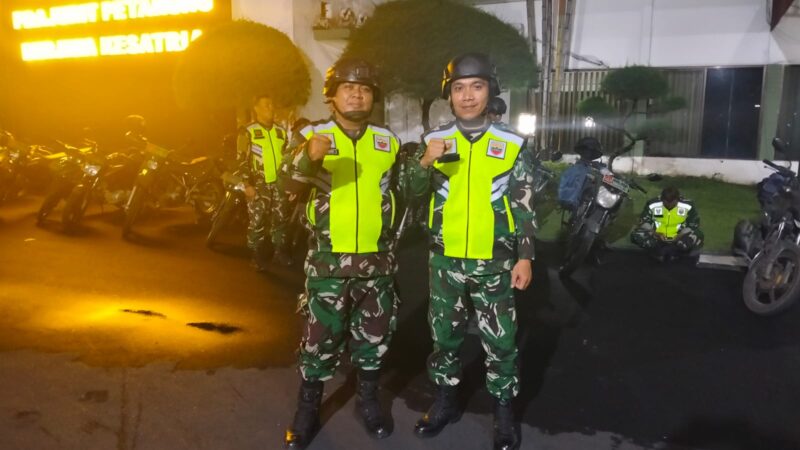 Babinsa Koramil 0201-03/MD Serda Ahmad Dan Serda Fasial, Melaksanakan Patroli Motoris Wujud Nyata Jaga Keamanan Wilayah