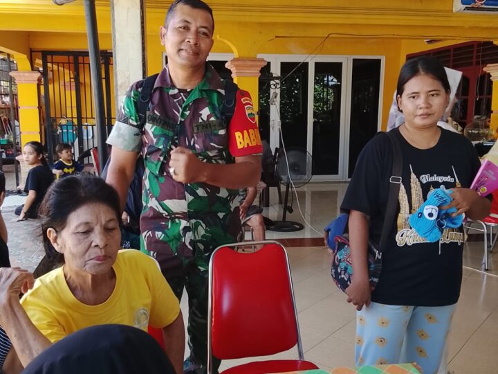 Babinsa Laksanakan Monitoring Pendampingan Posyandu Balita dan Lansia