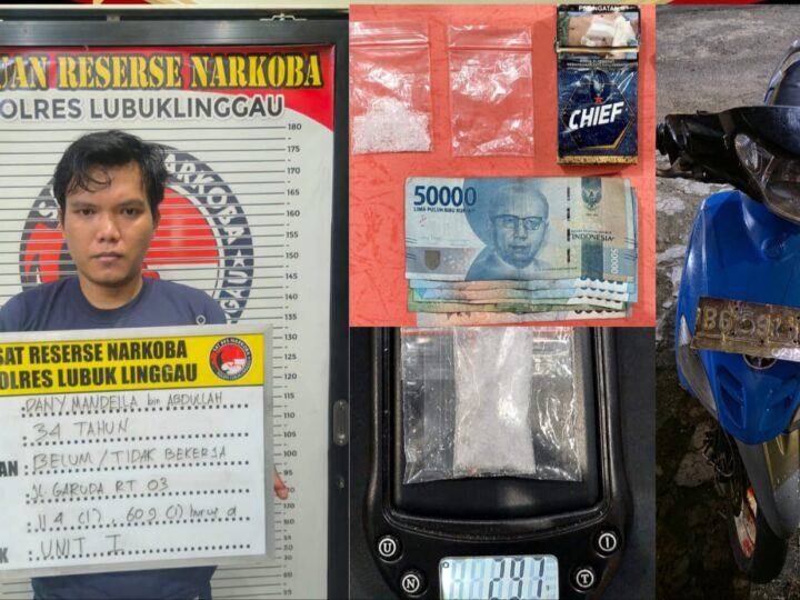 DM Warga Kelurahan Lubuk Tanjung Berhasil Ditangkap Satresnarkoba Polres Lubuklinggau
