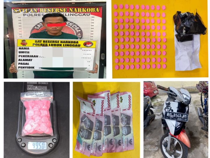 Satresnarkoba Polres Lubuklinggau Berhasil Menghadang Pria Ak di Depan Pintu Masuk Patok Besi 