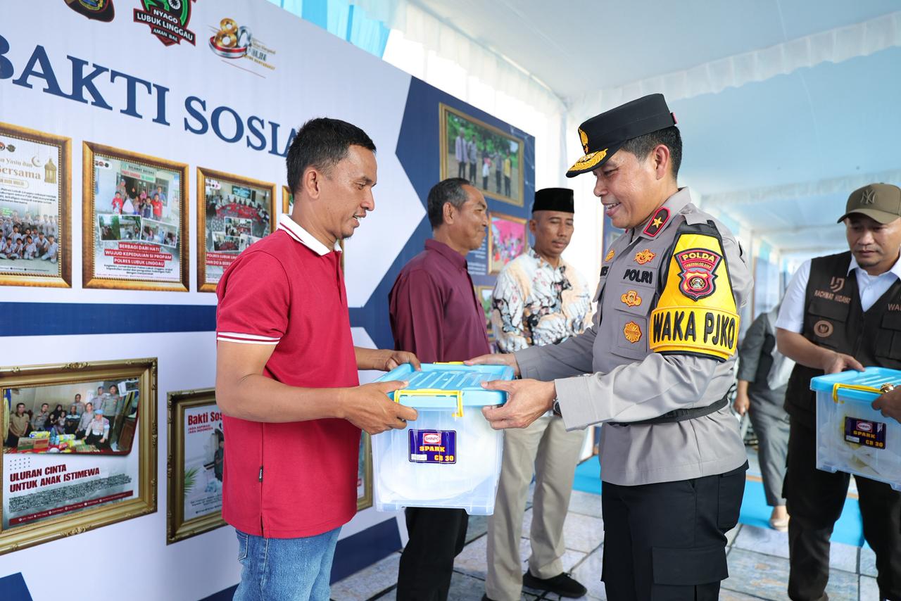 Sambut Hari Bhayangkara ke-80 Polda Bersama Polres Lubuk Linggau Dukung Nyata Terhadap Program Prioritas Pemerintah Pengentasan kemiskinan, Tingkatkan Kualitas Hidup, Perkuat ketahanan Sosial di Daerah